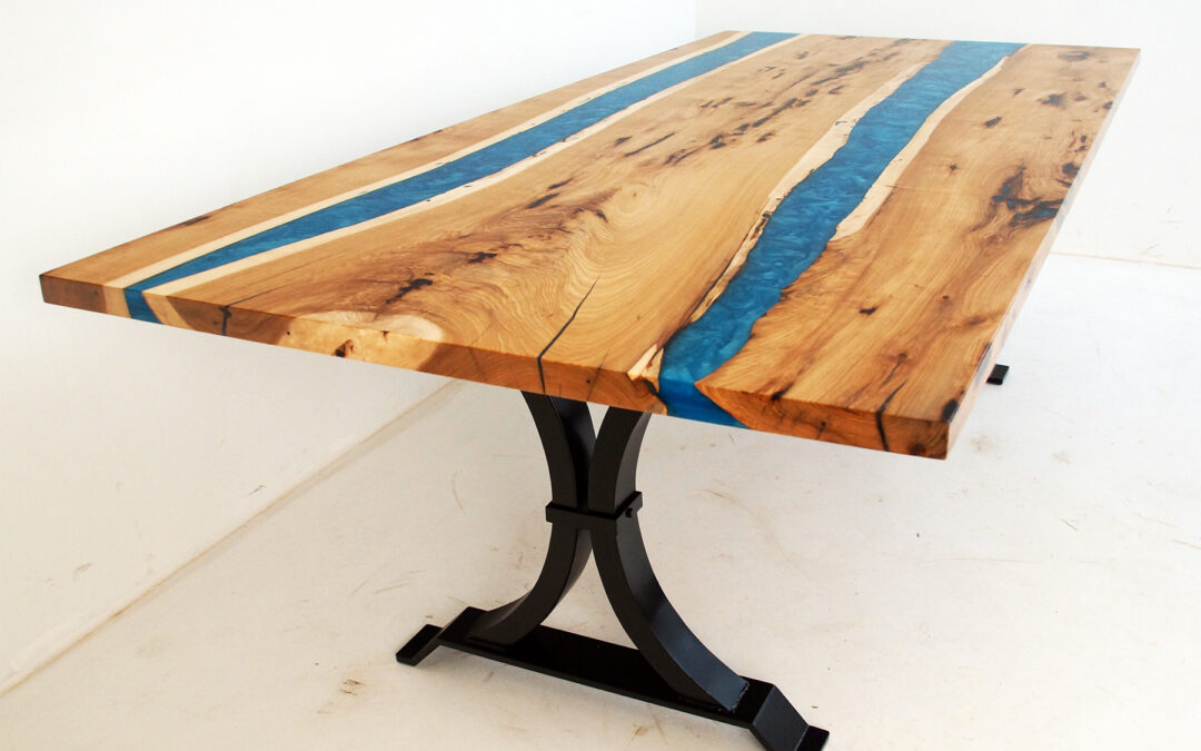 Hickory Double River Dining Room Table