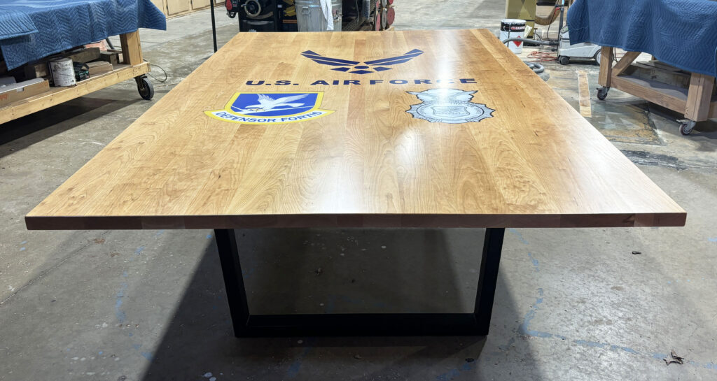http://Cherry%20Conference%20Table%20With%20Embedded%20Decal%204