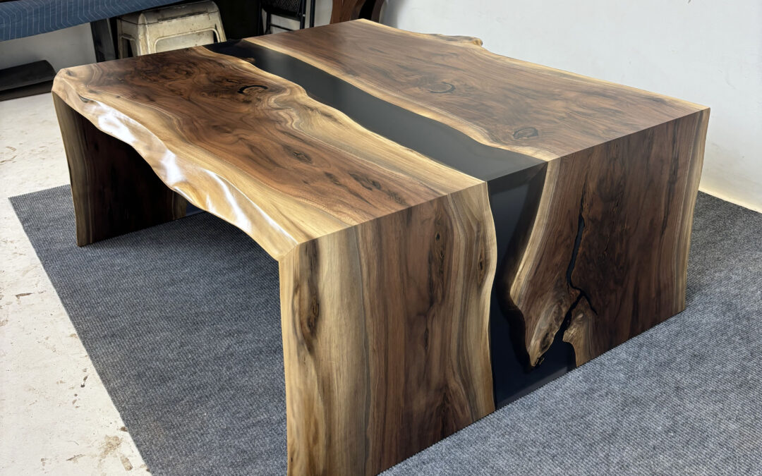 Walnut Waterfall Coffee Table