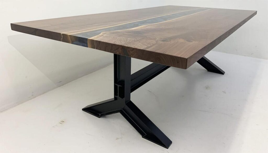 http://Walnut%20Conference%20River%20Table%20With%20Embedded%20Tools%20And%20CNC%20Logo%209