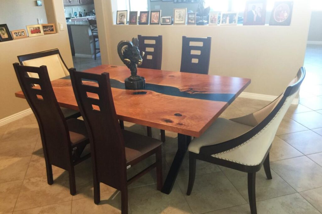 http://Epoxy%20River%20Dining%20Table%20with%20Lakes%20&%20Matching%20Credenza%202