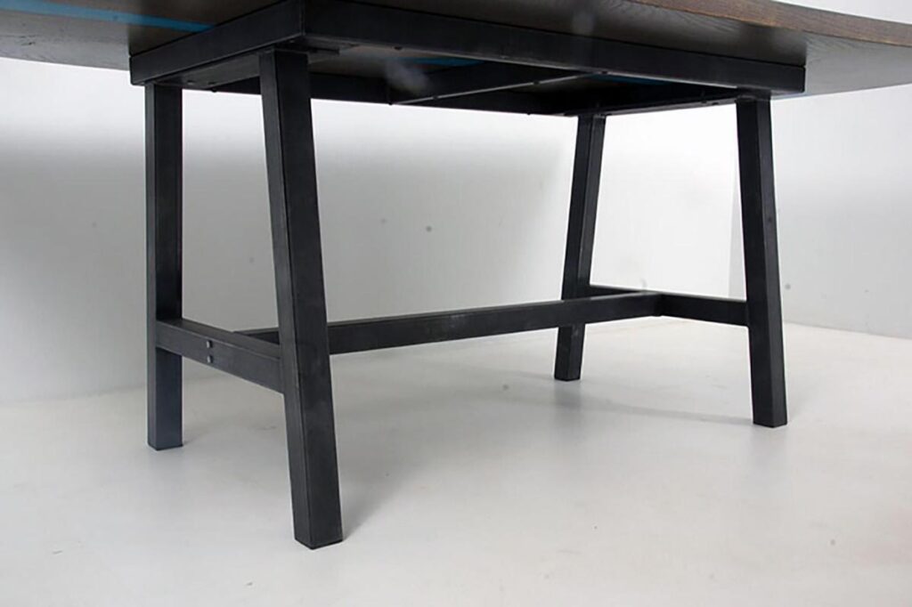 http://Custom%20Stained%20Oak%20Blue%20Epoxy%20River%20Dining%20Room%20Table%203