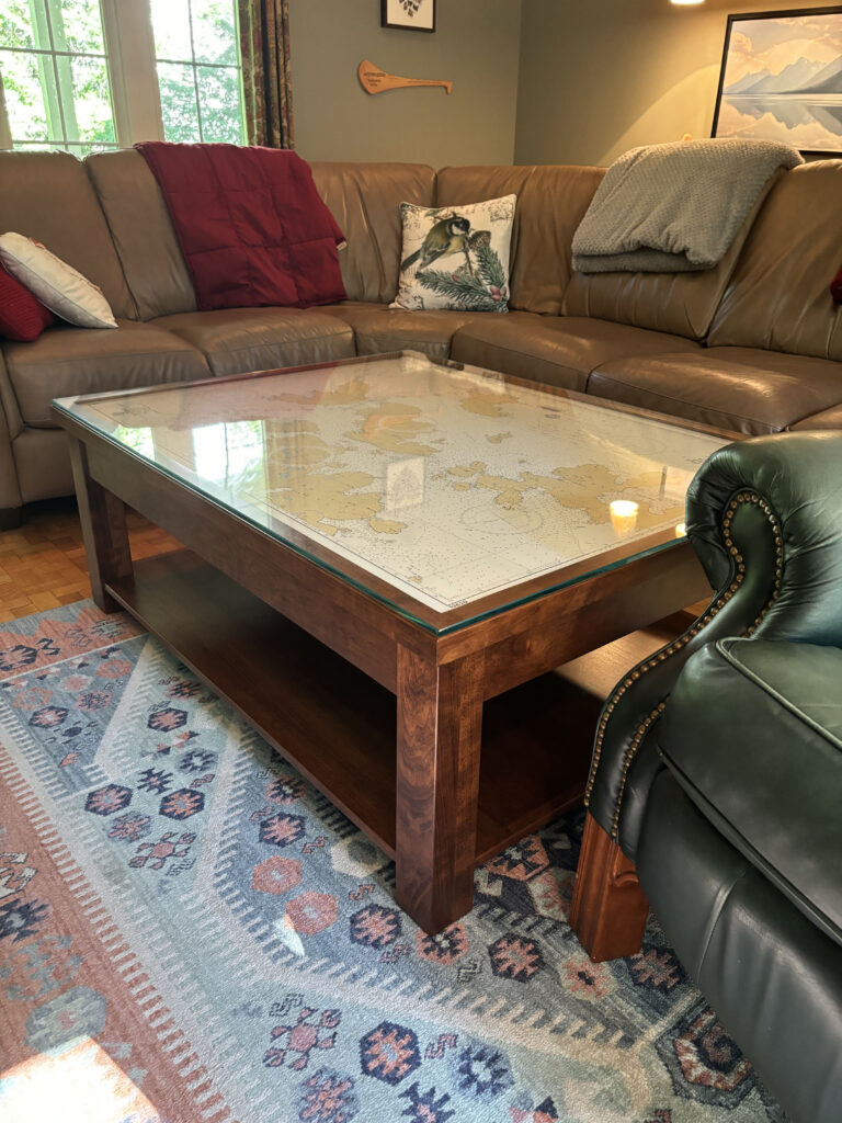 http://Cherry%20Coffee%20Table%20With%20Expedition%20Map%20Tabletop%208