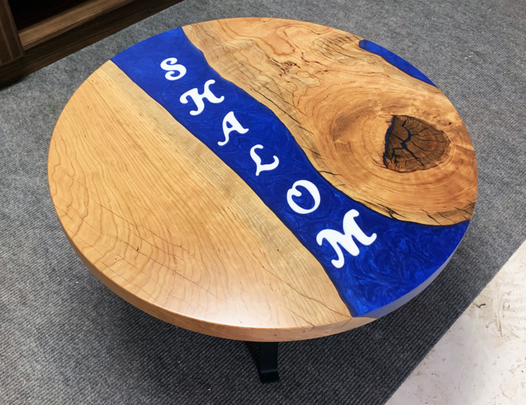 http://Round%20Coffee%20Table%20With%20River%20And%20Lettering%201