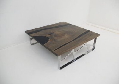 black epoxy grey walnut coffee table 4
