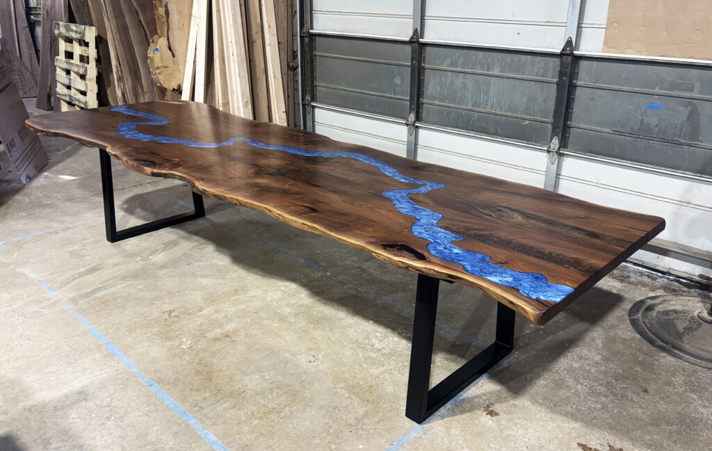 http://Black%20Walnut%20Conference%20Table%20With%20Two%20Ocean%20Pass%20CNC%2010