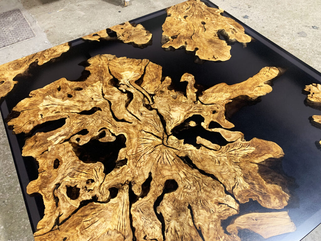 http://Turkish%20Olivewood%20Coffee%20Table%20With%20Black%20Epoxy%20Resin%205