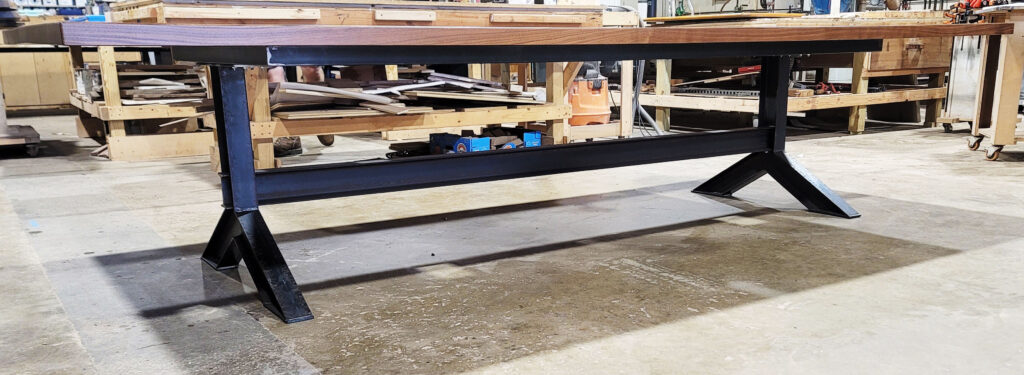 http://Walnut%20Conference%20Table%20With%20CNC%20Logo%20And%20Cable%20Grommets%208