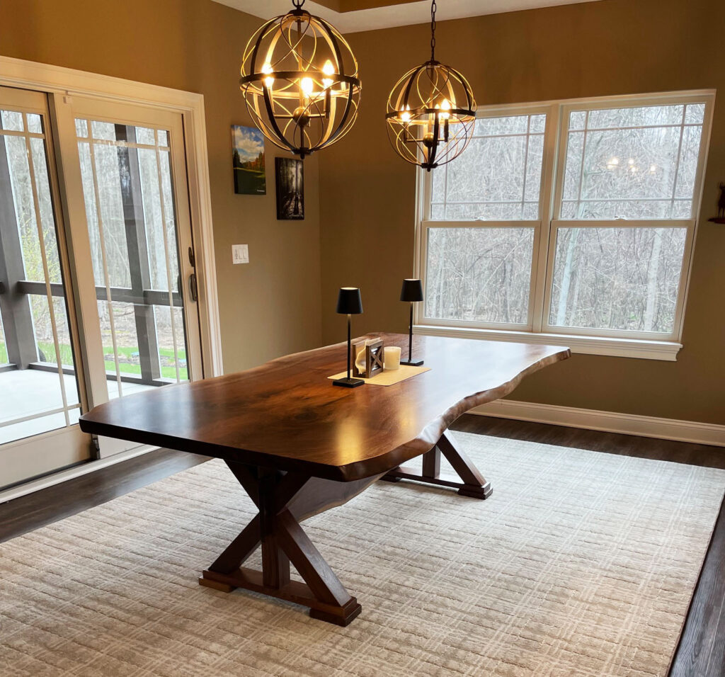 http://Live%20Edge%20Walnut%20Dining%20Table%20With%20Custom%20Wood%20Base%201