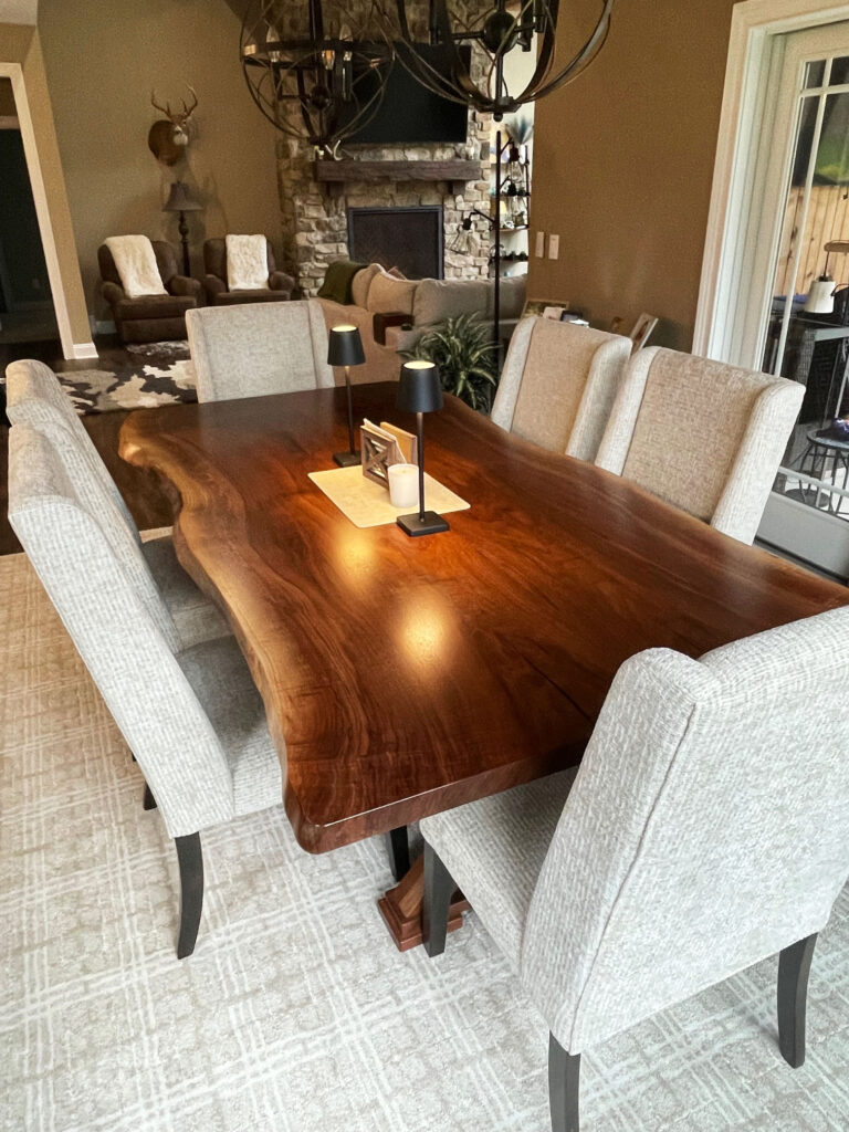 http://Live%20Edge%20Walnut%20Dining%20Table%20With%20Custom%20Wood%20Base%209