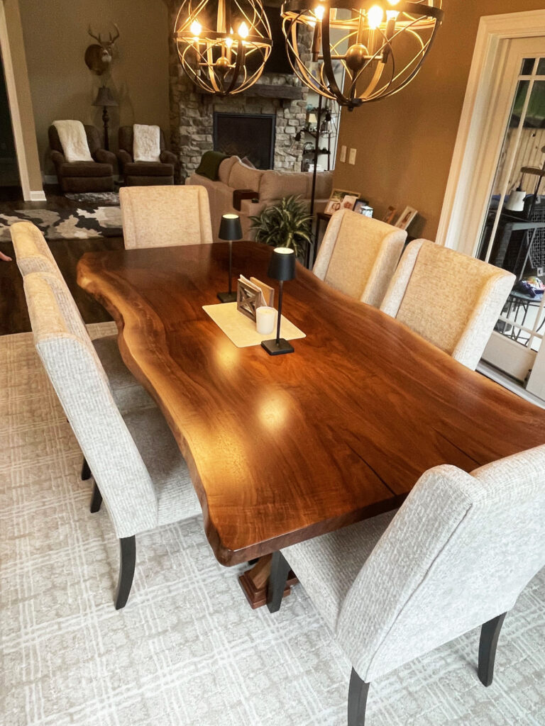 http://Live%20Edge%20Walnut%20Dining%20Table%20With%20Custom%20Wood%20Base%2011