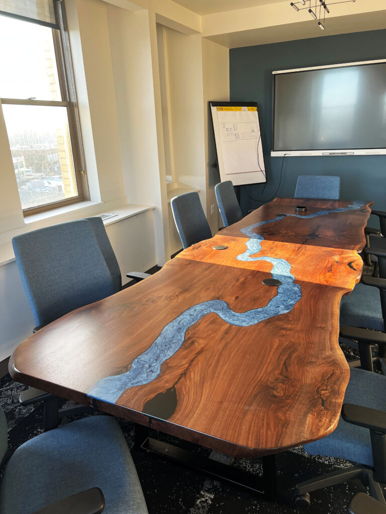 http://Walnut%20Conference%20Table%20Featuring%20Two%20Ocean%20Pass%20CNC%201