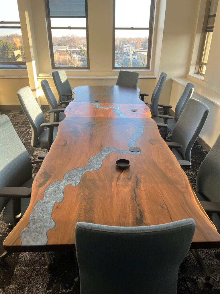 http://Walnut%20Conference%20Table%20Featuring%20Two%20Ocean%20Pass%20CNC%203