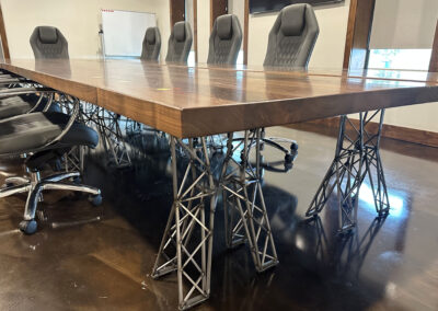 Walnut Modular Conference Tables 13