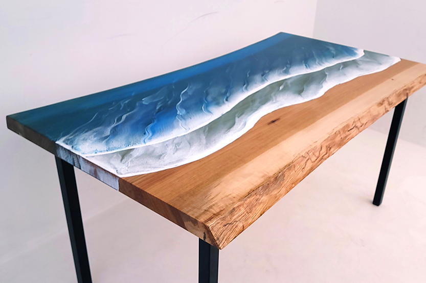Ocean Epoxy Table