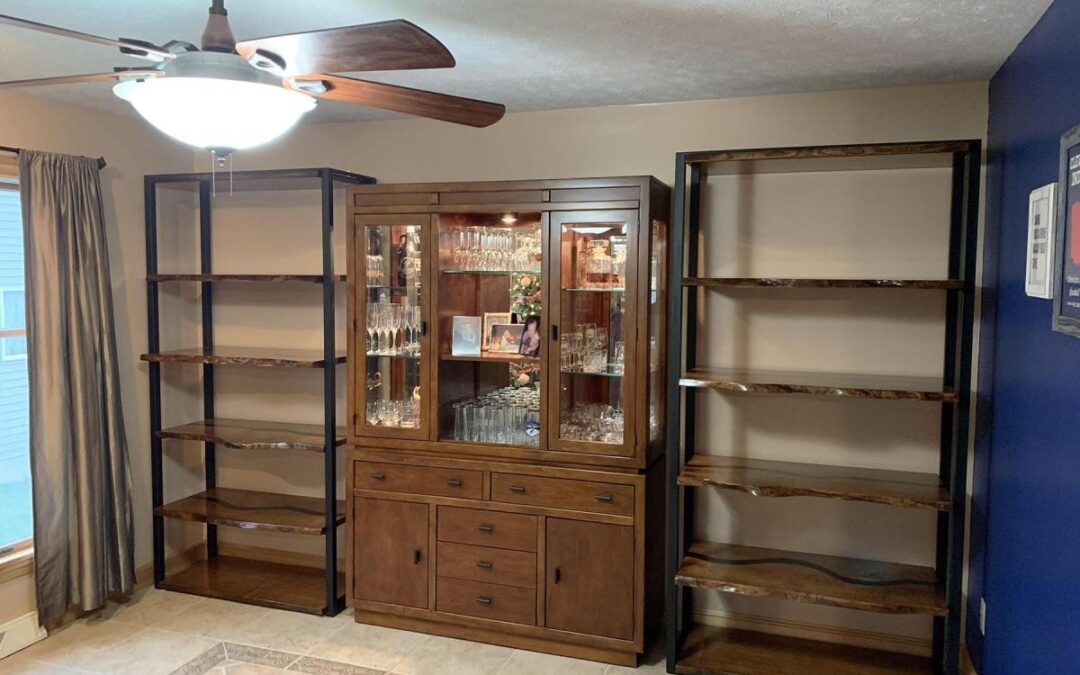 Live Edge River Shelves