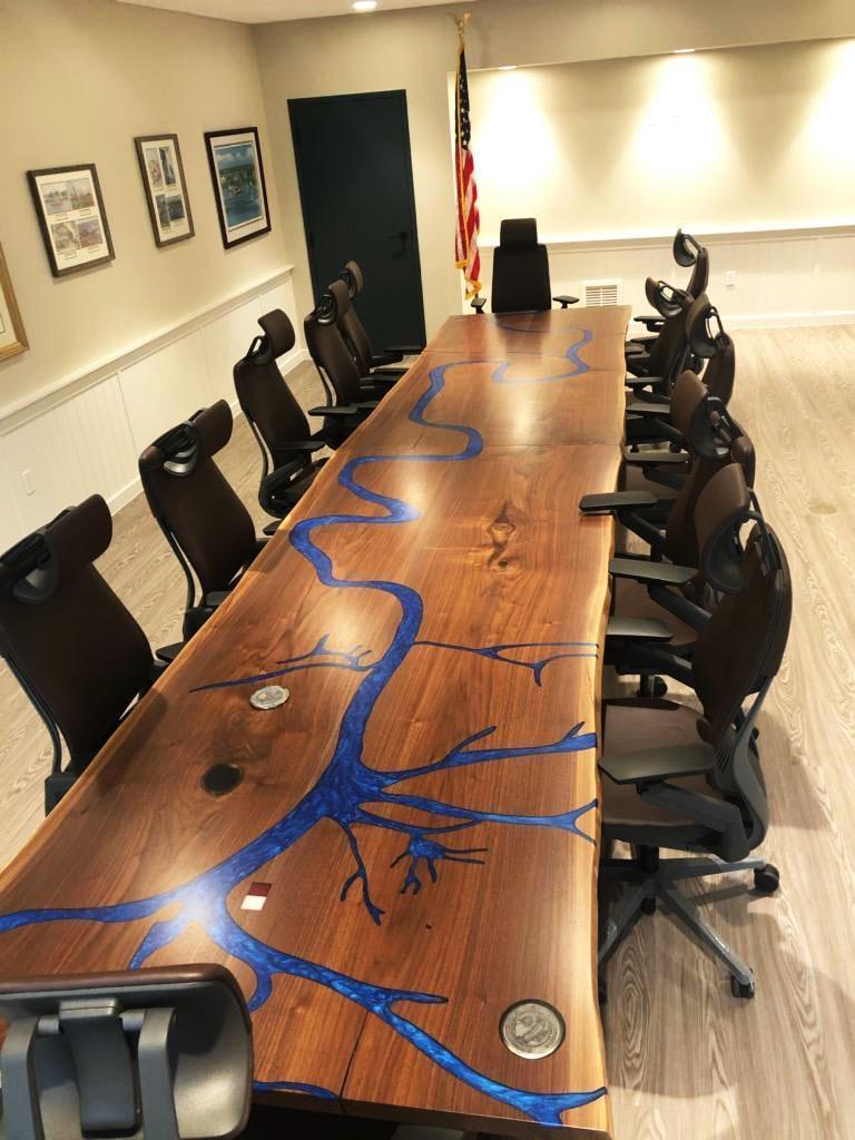 engraved conference table cnc engraved map of mississippi