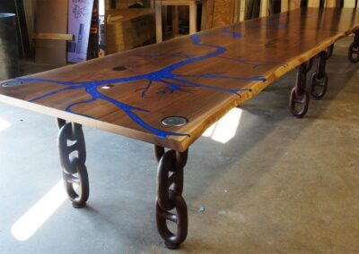 engraved conference table cnc engraved map of mississippi 4
