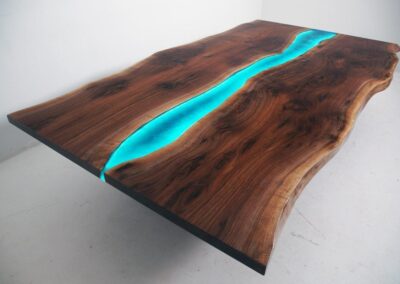 led epoxy resin table 5 coffee table