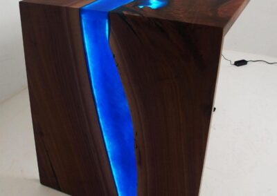 led epoxy resin table 8 desk