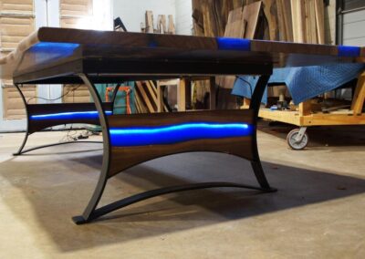 led epoxy resin table 18 dining table
