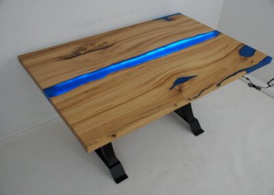 led epoxy resin table 23 dining table