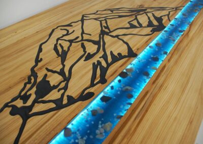 river table with rocks 22 dining table