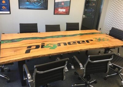 custom wood furniture in cleveland 6 conference table