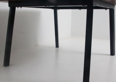 angled peg river table legs