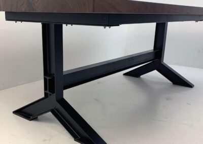 i beam river table legs