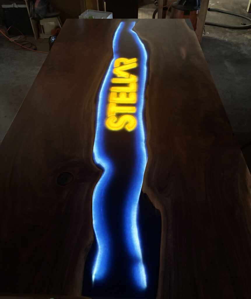 http://Pair%20Of%20LED%20Lit%20Conference%20Tables%20With%20Logo%205