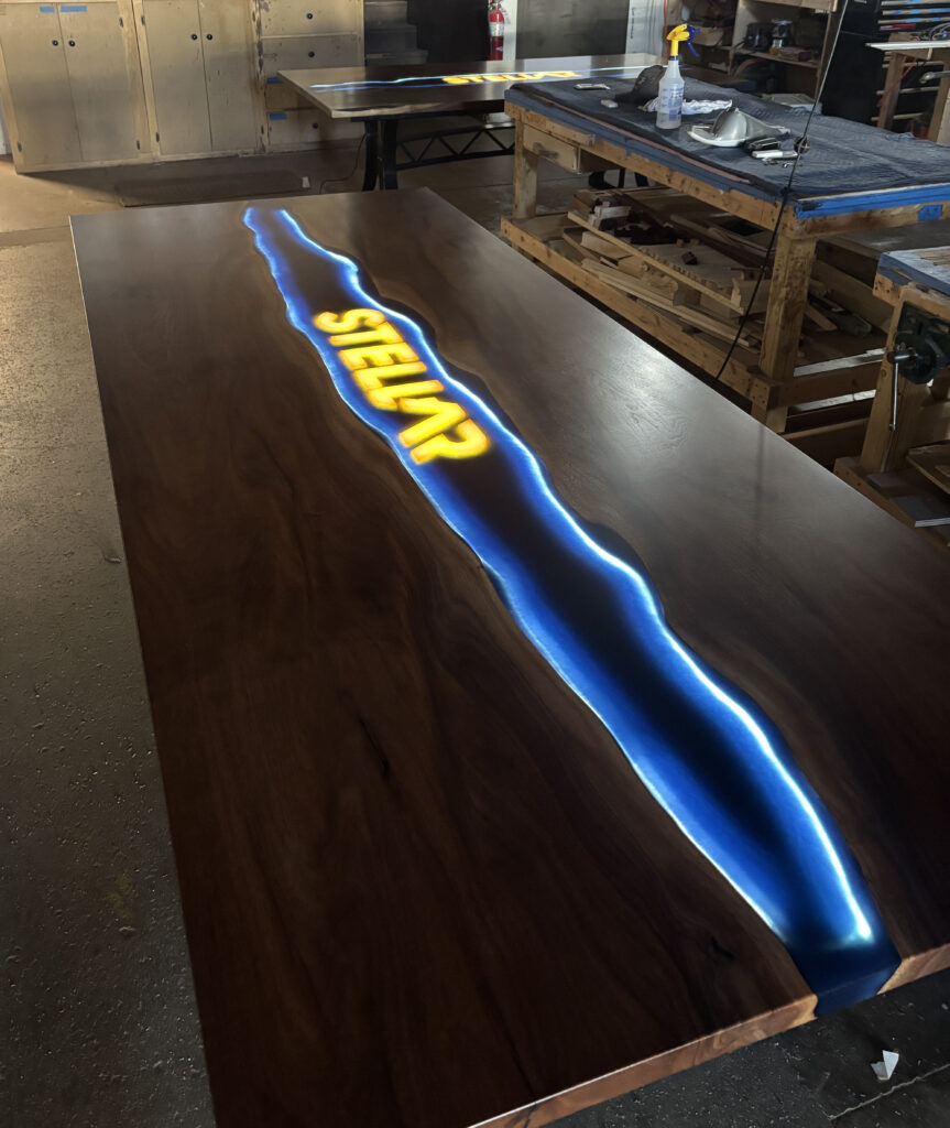 http://Pair%20Of%20LED%20Lit%20Conference%20Tables%20With%20Logo%2016