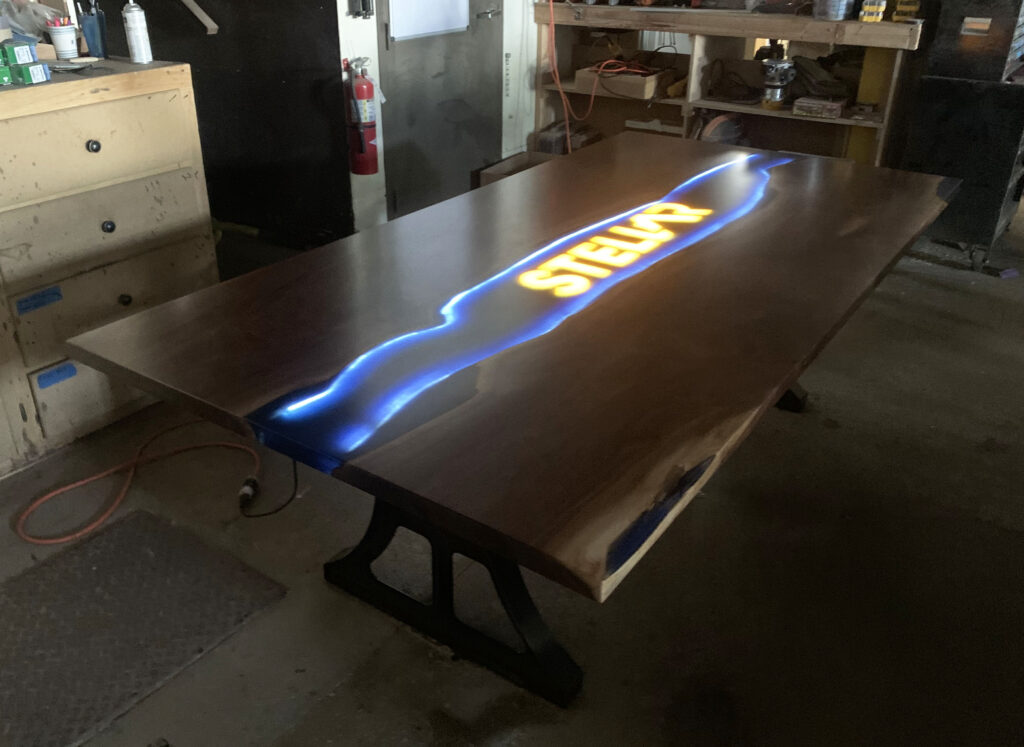 http://Pair%20Of%20LED%20Lit%20Conference%20Tables%20With%20Logo%2024