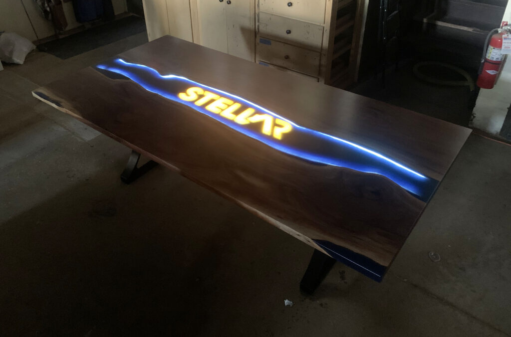 http://Pair%20Of%20LED%20Lit%20Conference%20Tables%20With%20Logo%2034