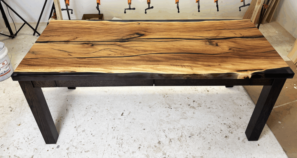 http://Sycamore%20Desk%20With%20Black%20Epoxy%20Resin%20And%20Stained%20Legs%207