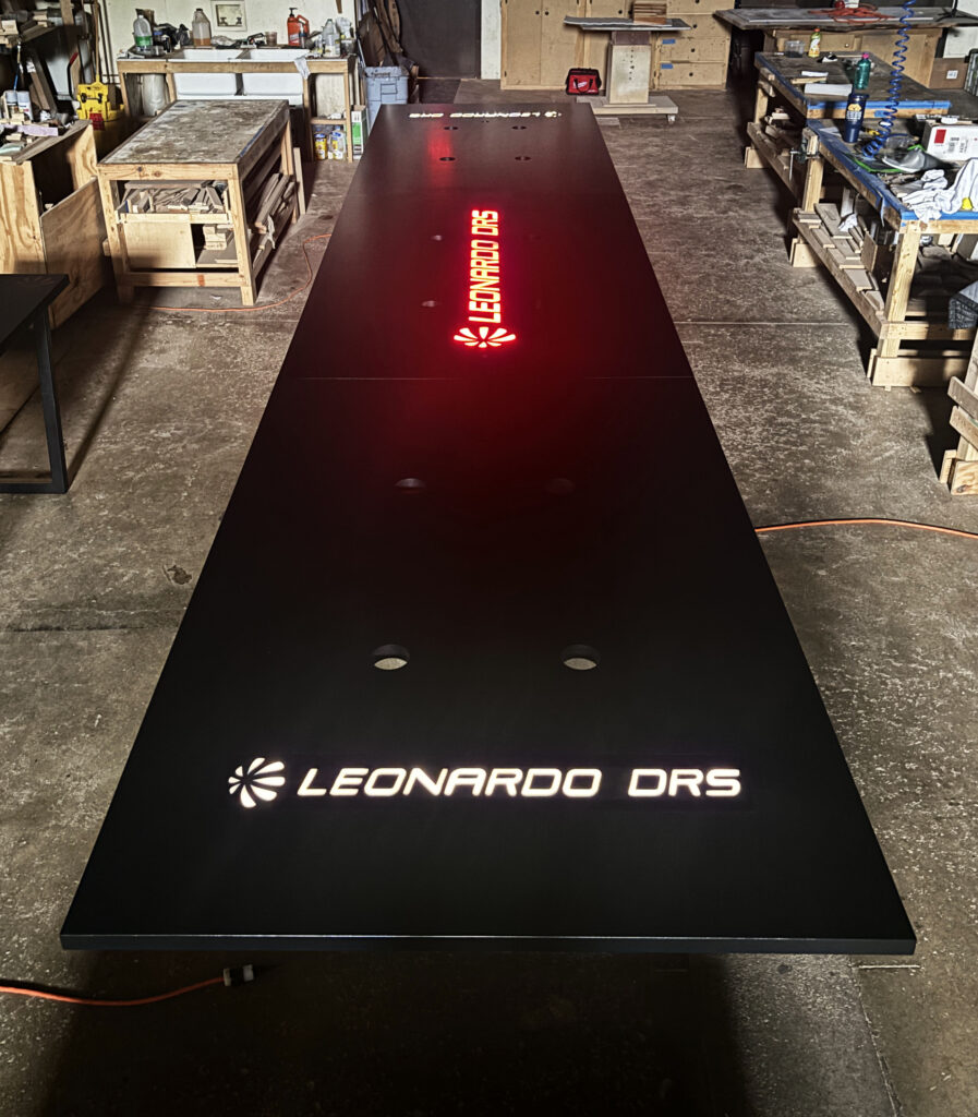 http://Black%20Oxidized%20And%20Stained%20LED%20Lit%20Conference%20Table%20Set%2014