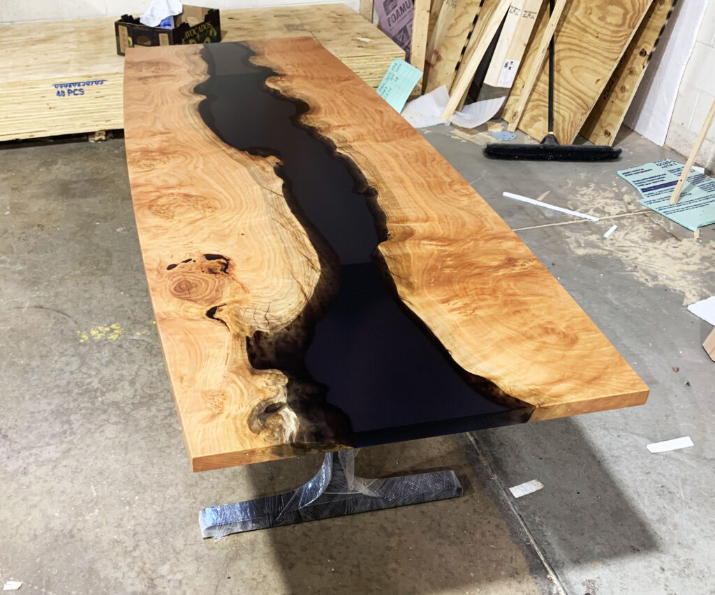 http://Cherry%20Conference%20Table%20With%20Translucent%20Black%20Epoxy%20Resin%209