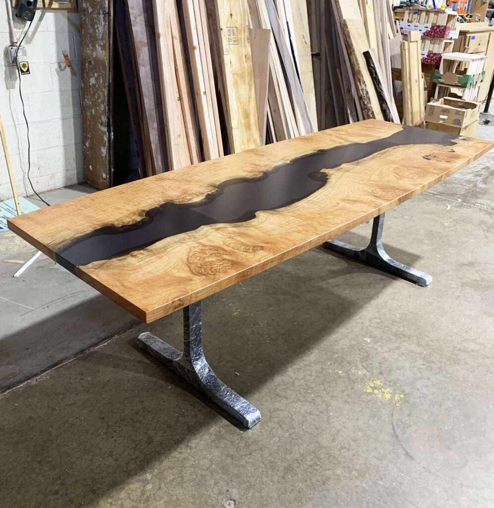 http://Cherry%20Conference%20Table%20With%20Translucent%20Black%20Epoxy%20Resin%203