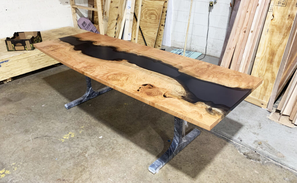 http://Cherry%20Conference%20Table%20With%20Translucent%20Black%20Epoxy%20Resin%202