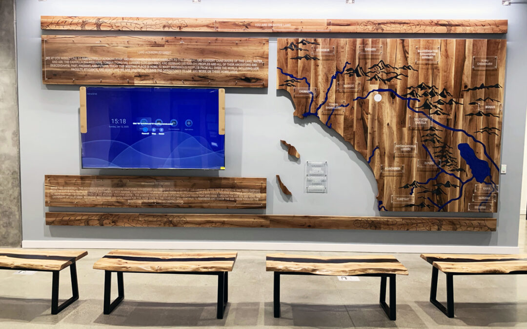 Indigenous Education Art Display For A University
