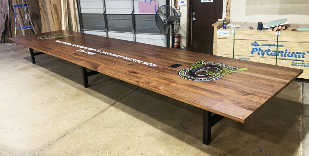 http://24'%20Black%20Walnut%20Conference%20Table%20With%20CNC%20Logo%205