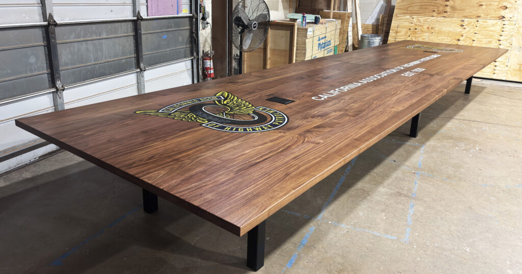 http://24'%20Black%20Walnut%20Conference%20Table%20With%20CNC%20Logo%202