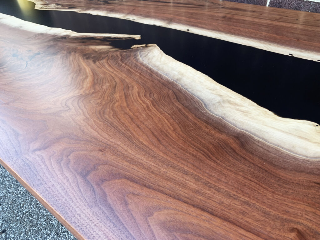 http://Walnut%20River%20Dining%20Table%20With%20Black%20Resin%205