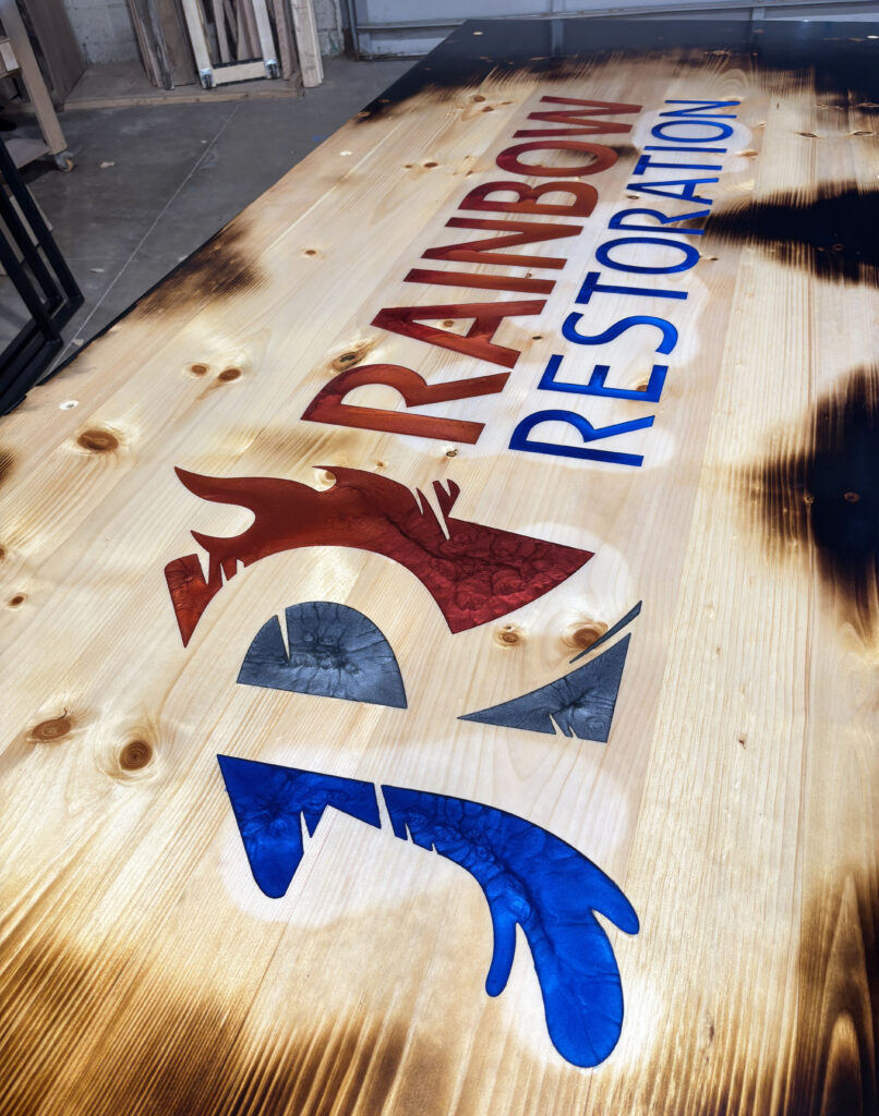 http://Burnt%20Pine%20Exterior%20Commercial%20Sign%20With%20Resin%20Logo%204